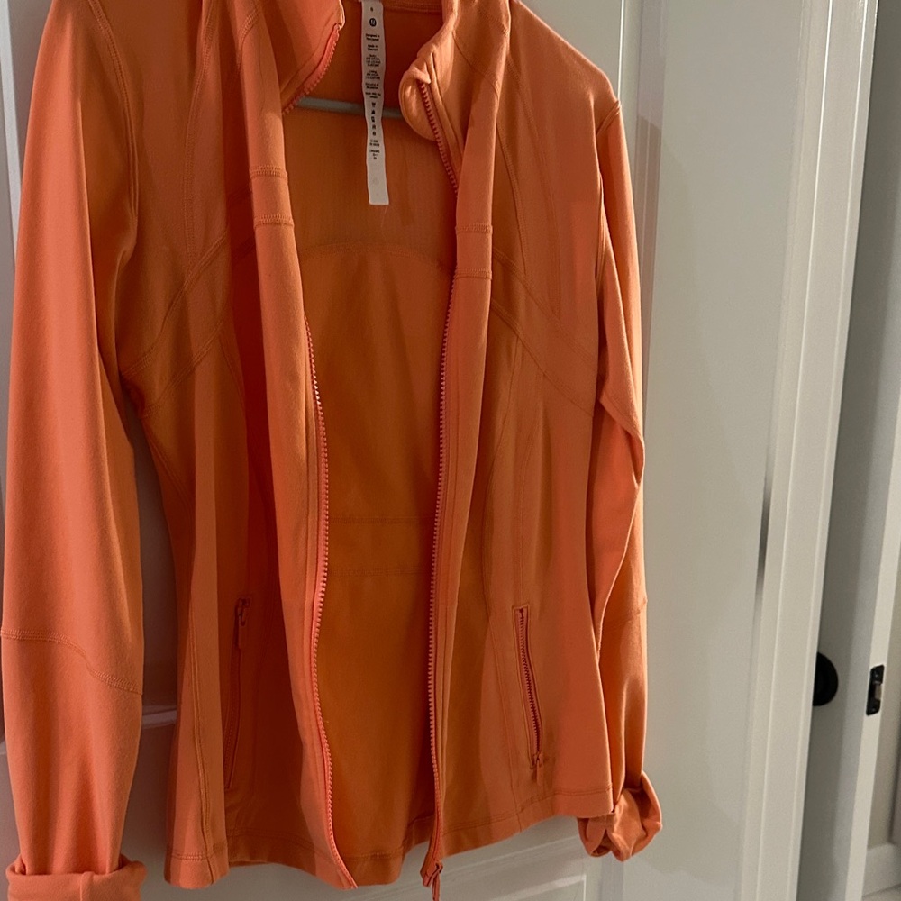 lululemon Define Vibrant Orange Jacket